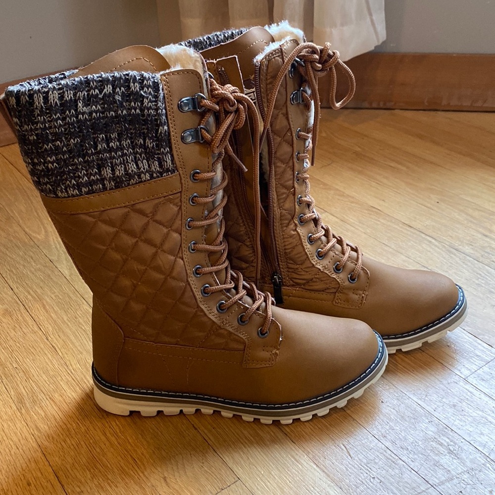 Tall Brown Outdoor Boots